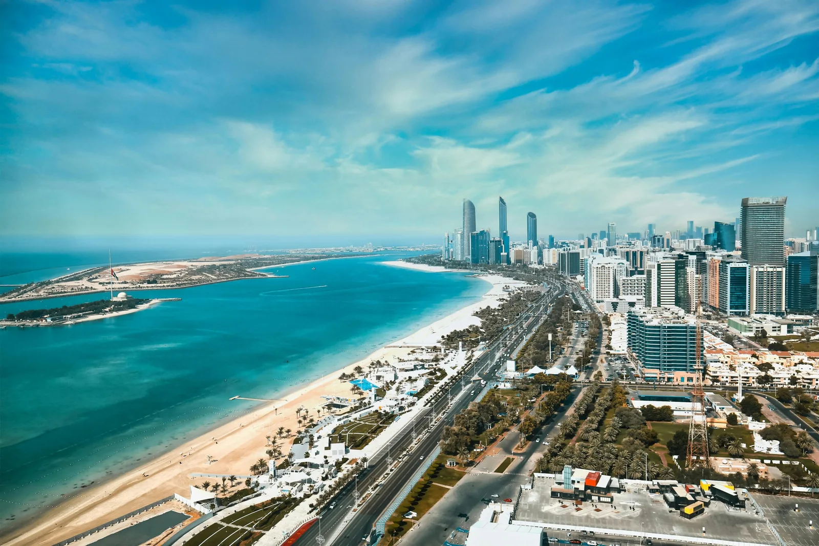 UAE waterfront and urban business landscape
